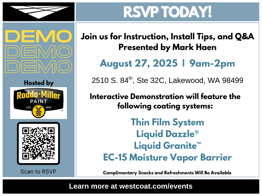 Rodda-Miller Paint Demo Flyer